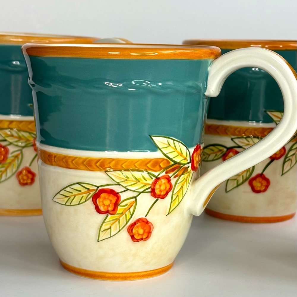 Fitz and Floydā Carissa Paisley Coffee Mug Set